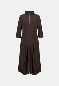 Casual A-line Dress With Pockets