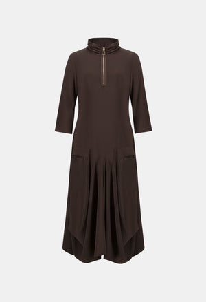 Casual A-line Dress With Pockets