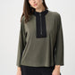 Zipper Closure Casual Jacket