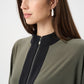 Zipper Closure Casual Jacket