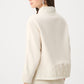Scuba Jersey Funnel-neck Top