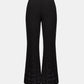 Mid-rise Flare Trousers