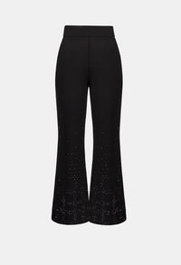 Mid-rise Flare Trousers