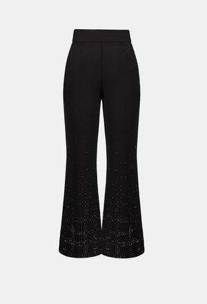 Mid-rise Flare Trousers
