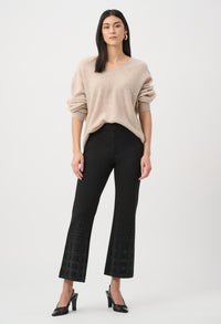 Mid-rise Flare Trousers