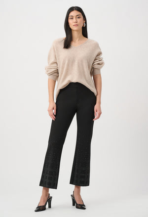 Mid-rise Flare Trousers