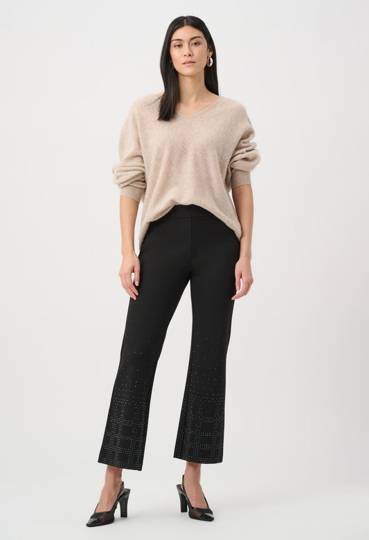 Mid-rise Flare Trousers