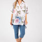 Floral Linen Look Blouse