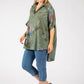 Floral Linen Look Blouse
