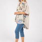 Floral Linen Look Blouse