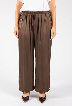 Satin Effect Balloon Trousers