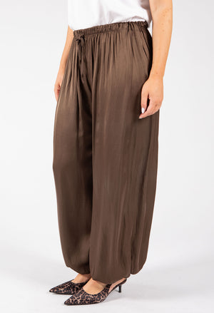 Satin Effect Balloon Trousers