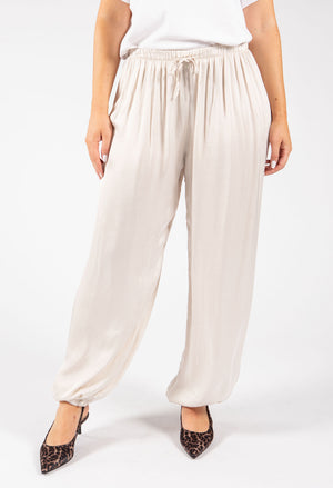 Satin Effect Balloon Trousers
