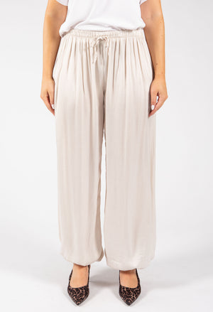 Satin Effect Balloon Trousers