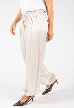 Satin Effect Balloon Trousers