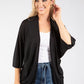 Fine Knit Open Cardigan