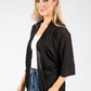 Fine Knit Open Cardigan