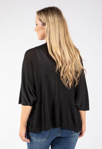Fine Knit Open Cardigan