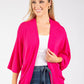 Fine Knit Open Cardigan