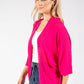 Fine Knit Open Cardigan