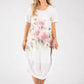 Balloon Hem Floral Dress