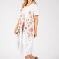 Balloon Hem Floral Dress
