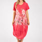 Balloon Hem Floral Dress