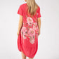 Balloon Hem Floral Dress