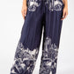Scenic Print Wide Leg Trousers