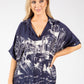 Scenic Print Blouse