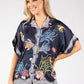 Ocean Print Blouse