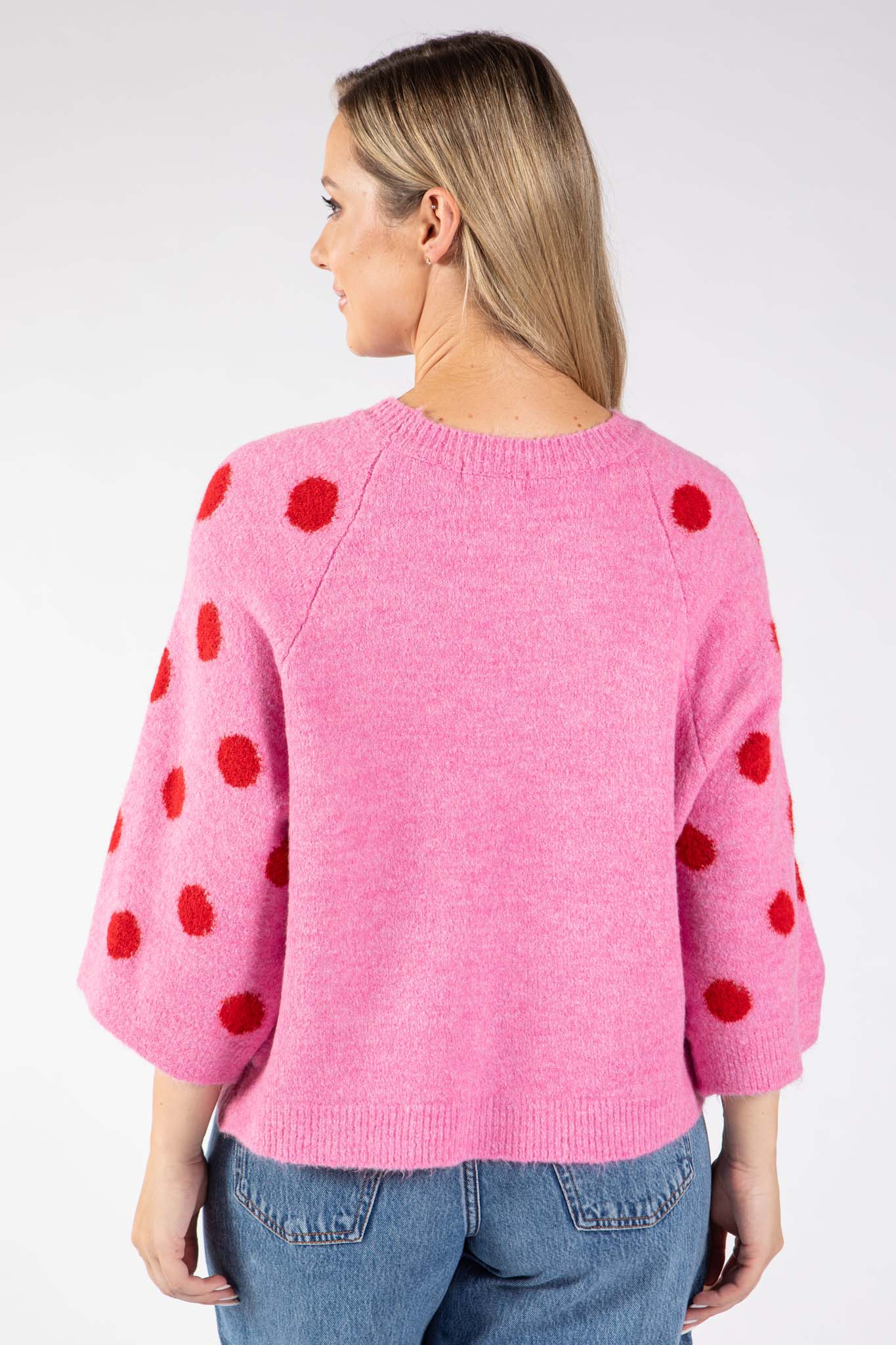 Maje Polka Dot Knit Jumper