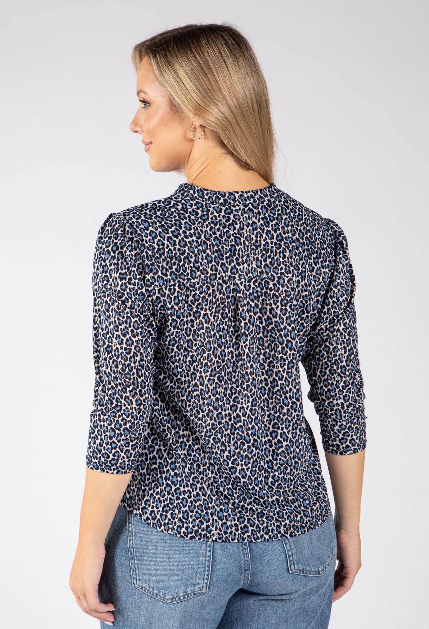 Tara Mini Leopard Blouse