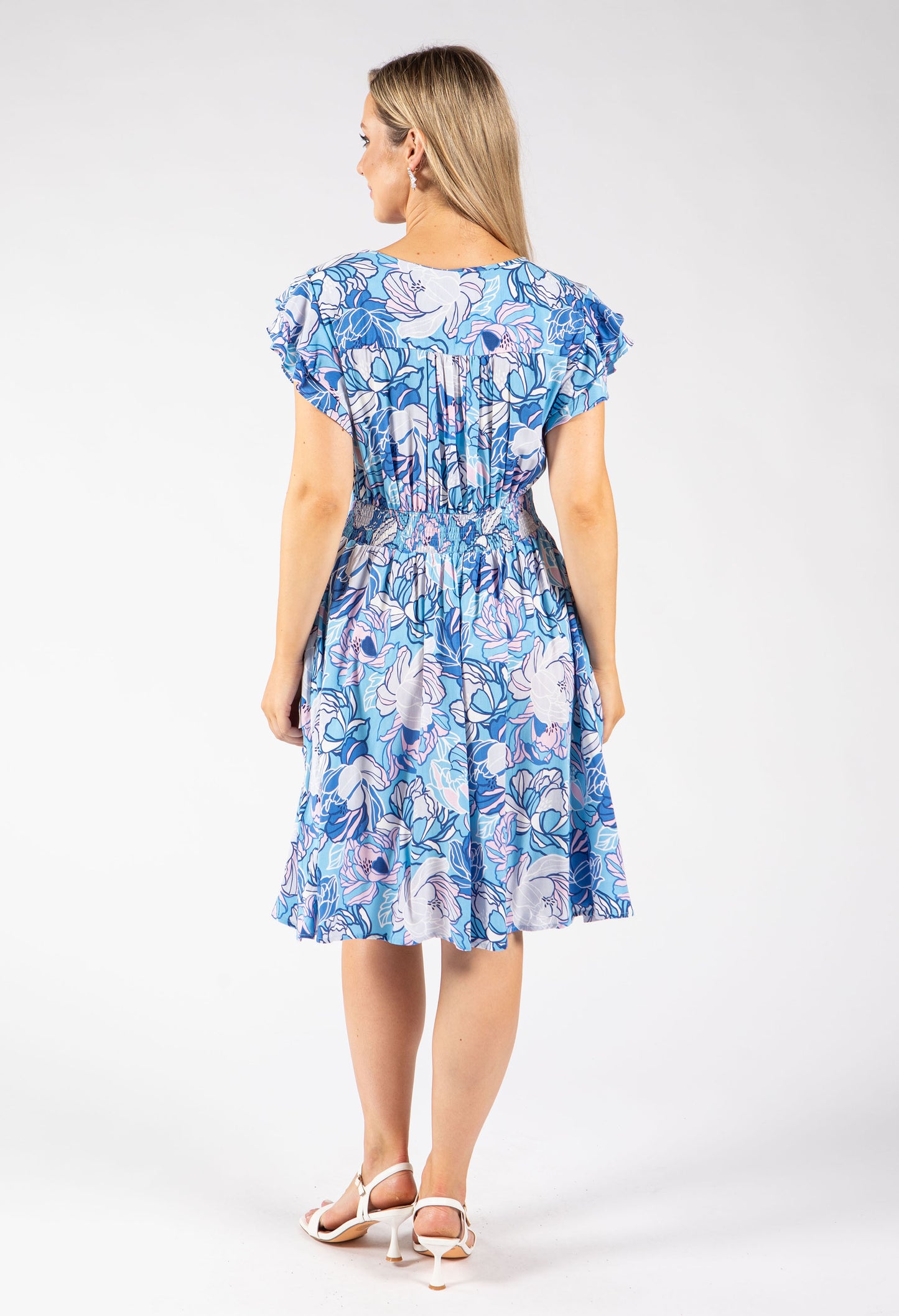 Floral Print Short Dress