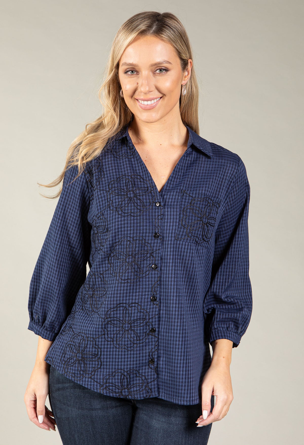 Kromix Embroidered Blouse