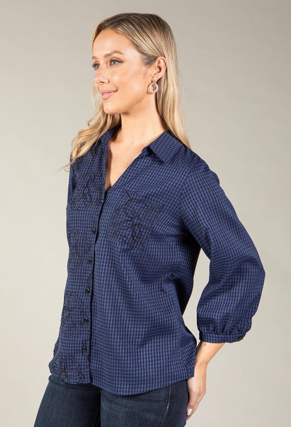 Kromix Embroidered Blouse