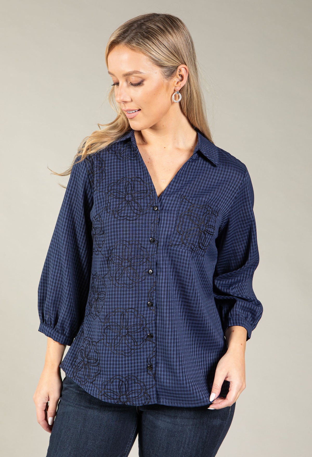 Kromix Embroidered Blouse