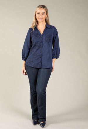 Kromix Embroidered Blouse