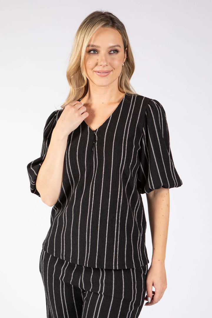 Teolia Striped Blouse