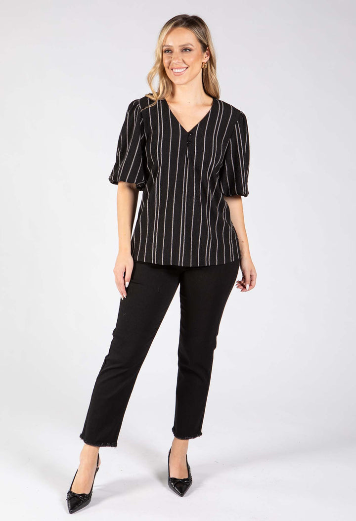Teolia Striped Blouse