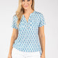 Coste Geometric Print Top