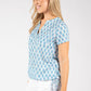 Coste Geometric Print Top