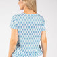Coste Geometric Print Top