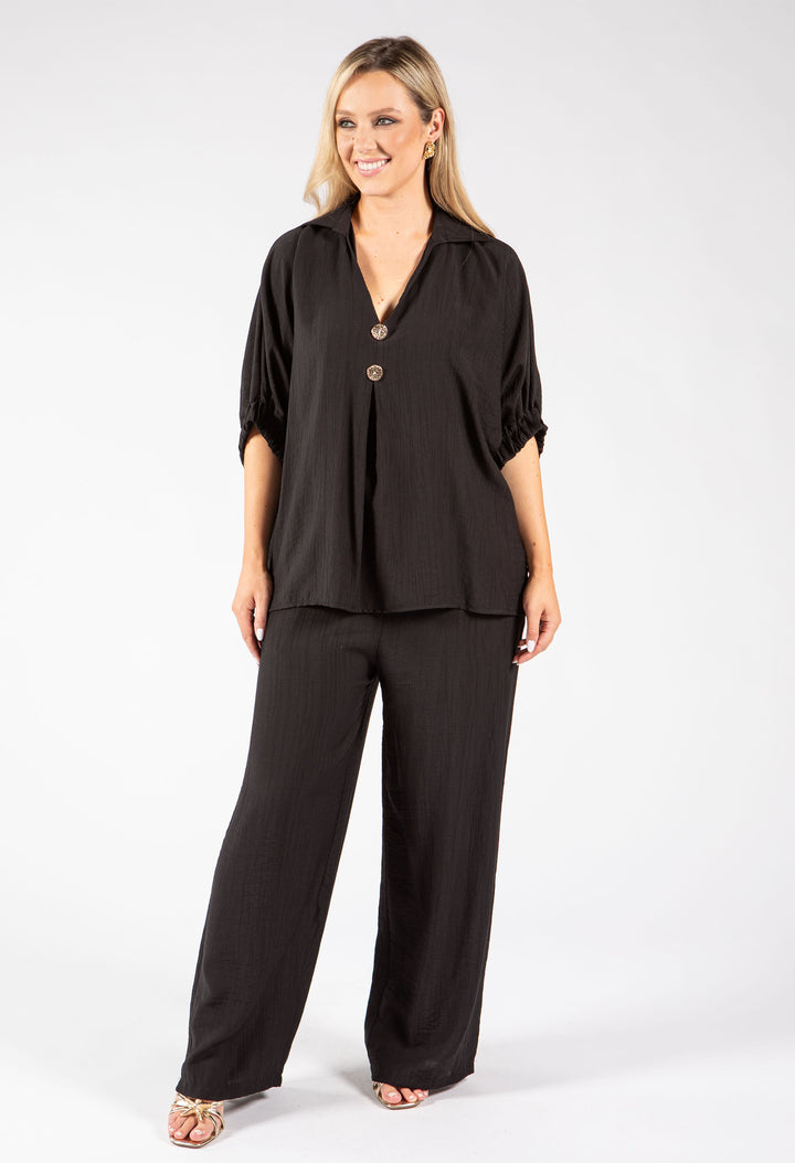 Gold Button Co-Ord Set