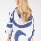 Abstract Print Linen Look Blouse