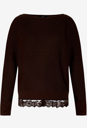 Lace Detail Knit Jumper