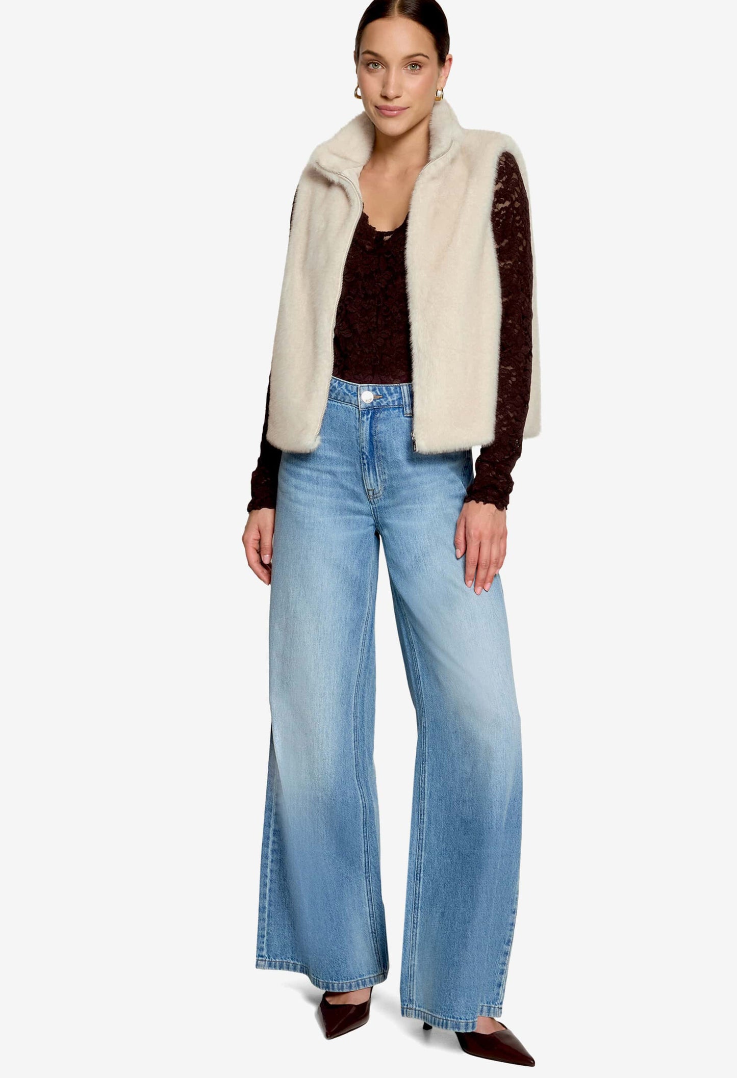 Teddy Zip-Up Gilet