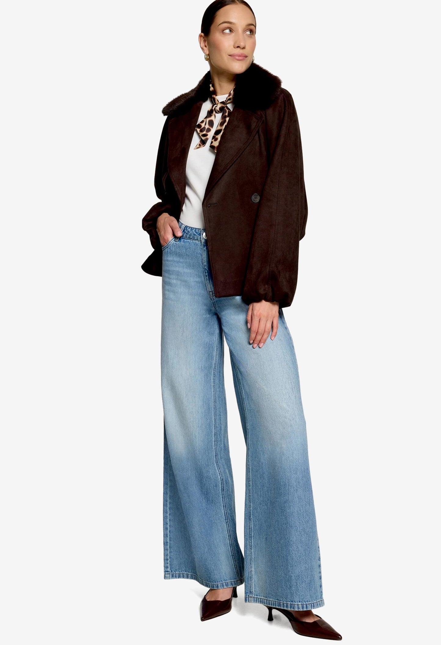 Faux Suede Jacket