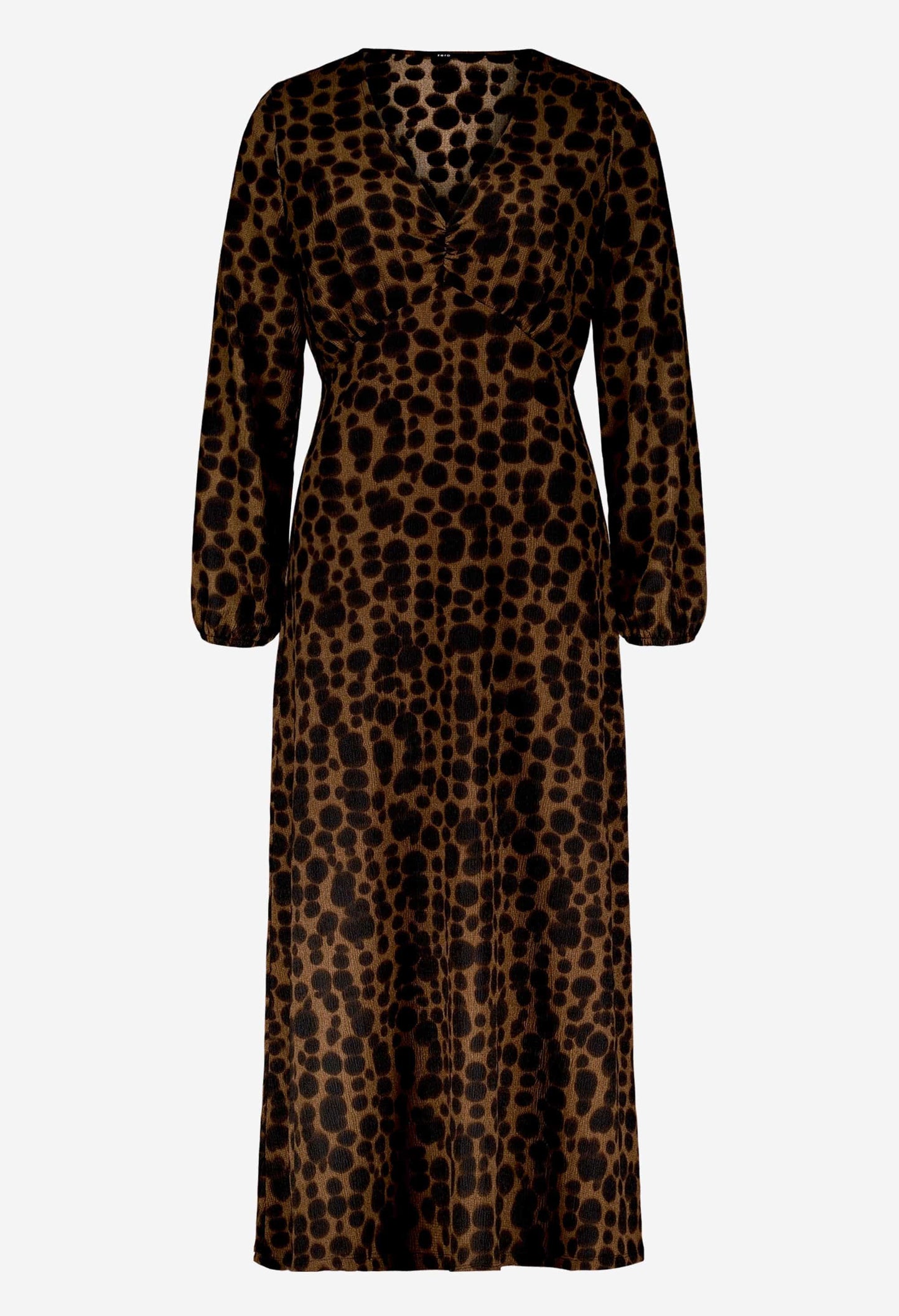 Abstract Print Maxi Dress