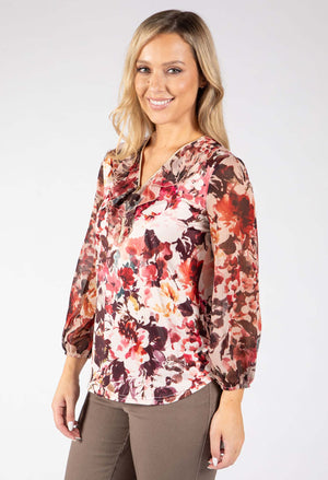 Champi Zip-Up Blouse